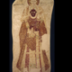 Bishop Petros I With Saint Peter the Apostle. Late 10th century,tempera on plaster. National Museum, Warsaw.